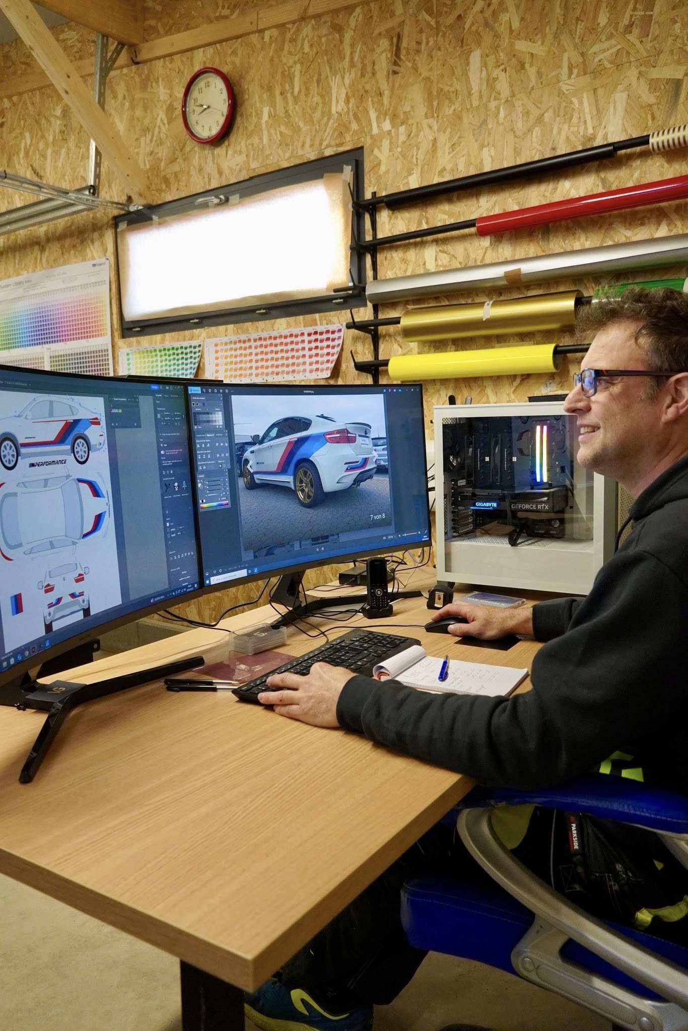 projet custom limoges garage publicitaire